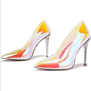 Cape Robbin Holographic Stiletto High Heels